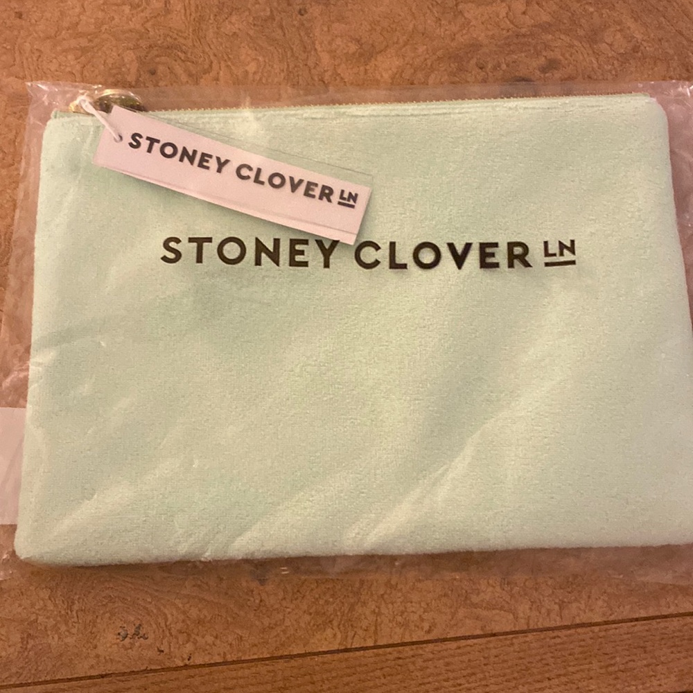 Brand new SCL flat pouch in apple color **this is green not blue***